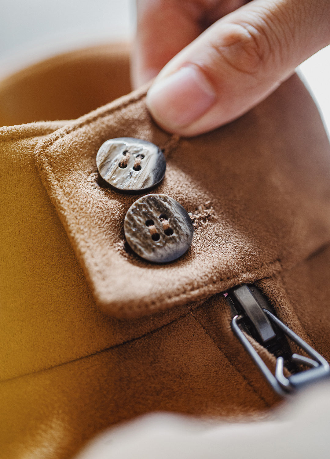 American Retro Suede Harrington G9 Maillard Short Keep Warm Men's Jacket - Harmony Gallery