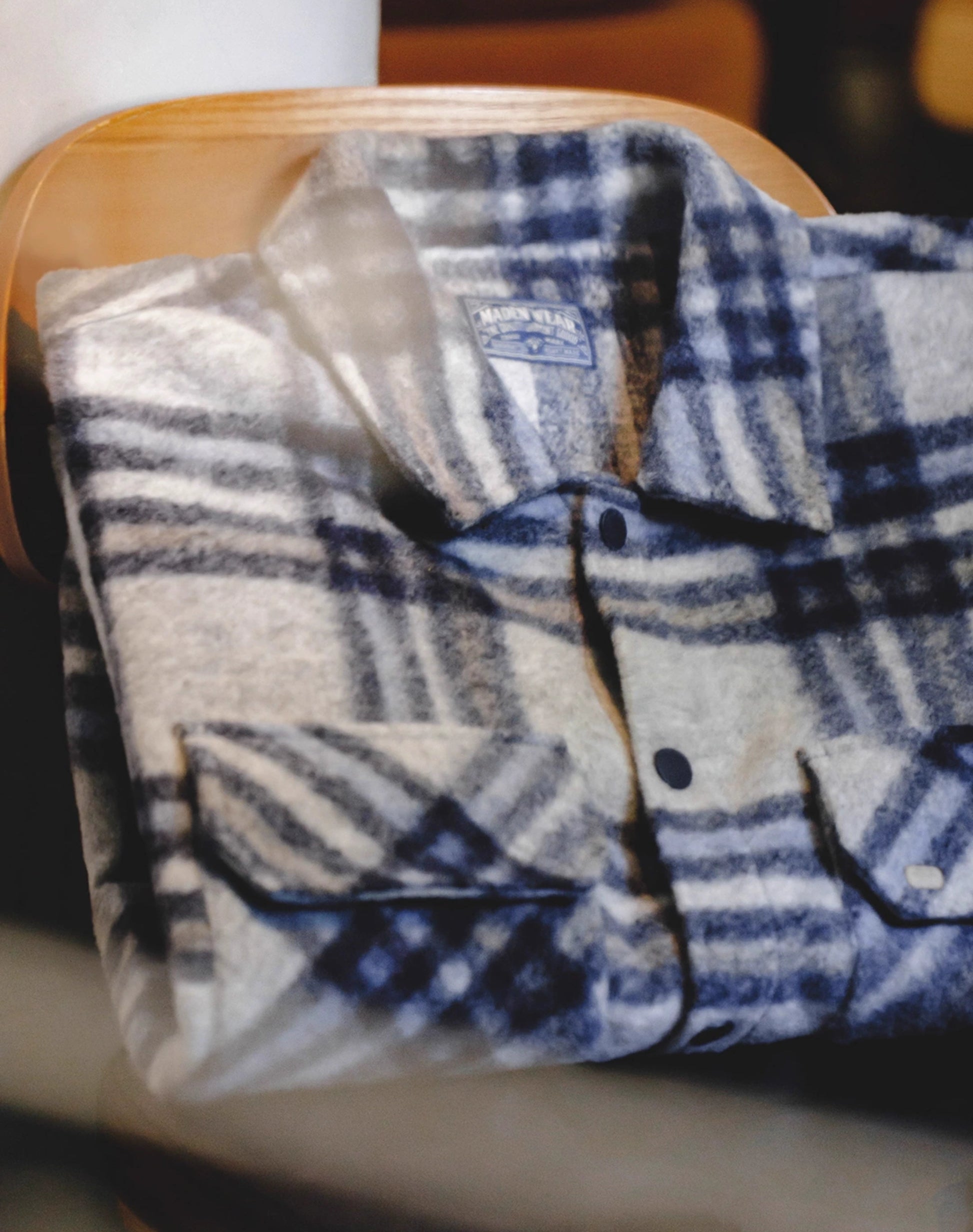 American Casual College Style Pattern Woolen Warm Men's Jacket - Harmony Gallery
