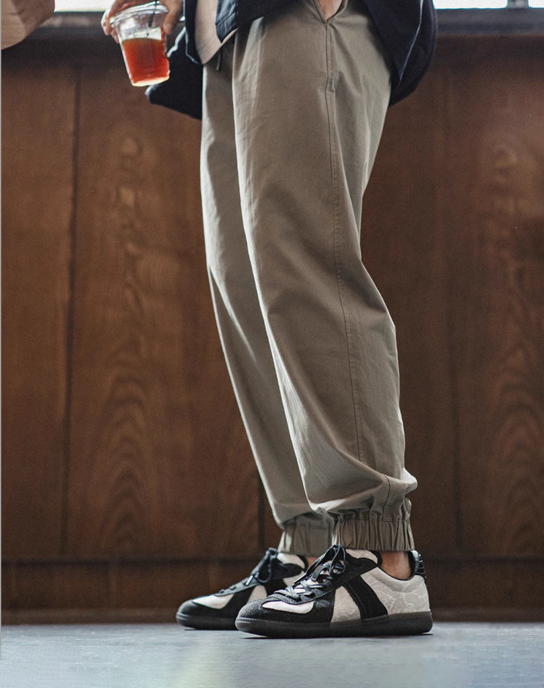 Selyem német retro sport sokoldalú, lapos, alacsony szárú férfi szabadidős cipők