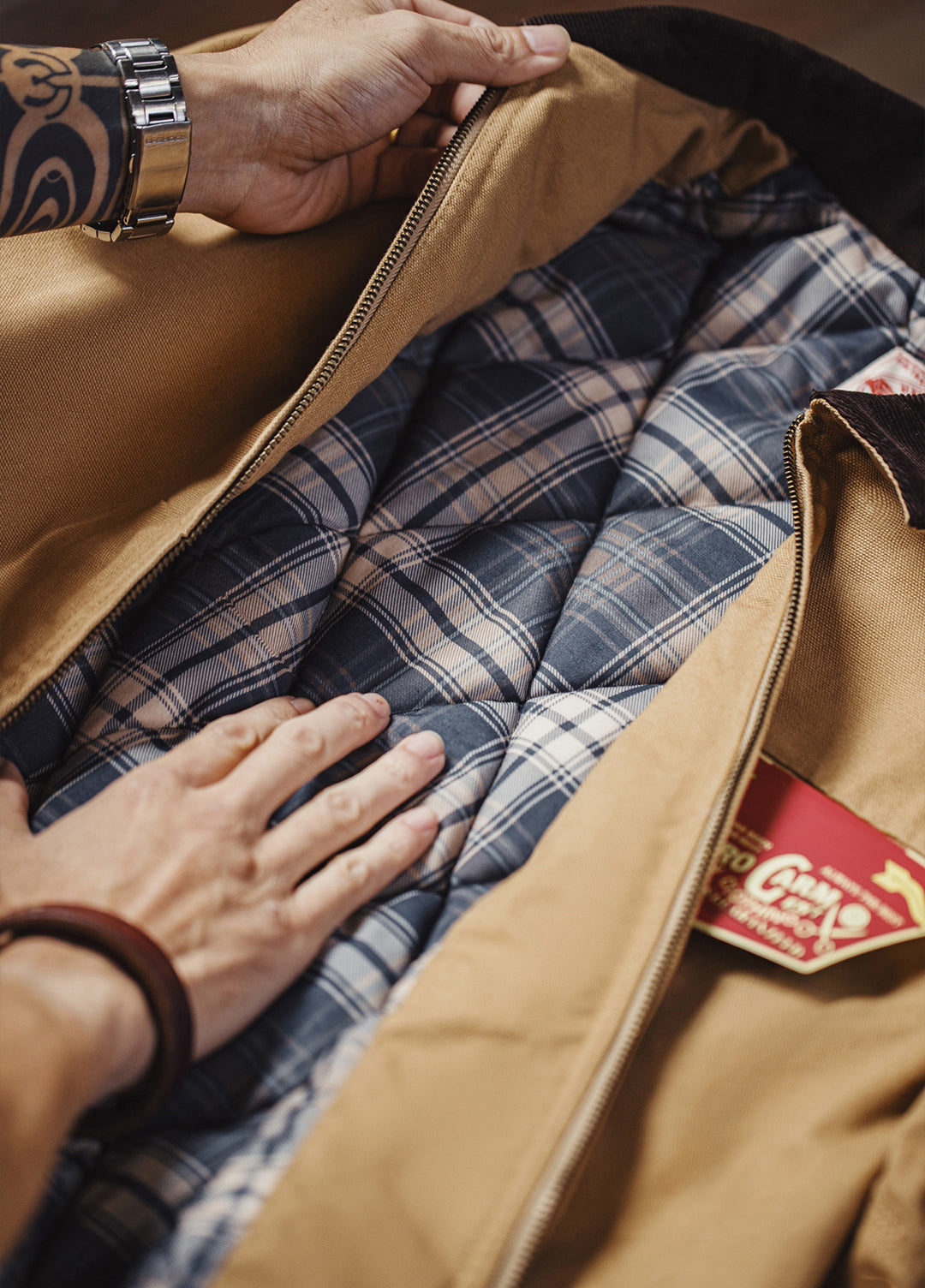 American Retro Detroit Cotton Interstellar Hunting Outfit Keep Warm Men's Jacket