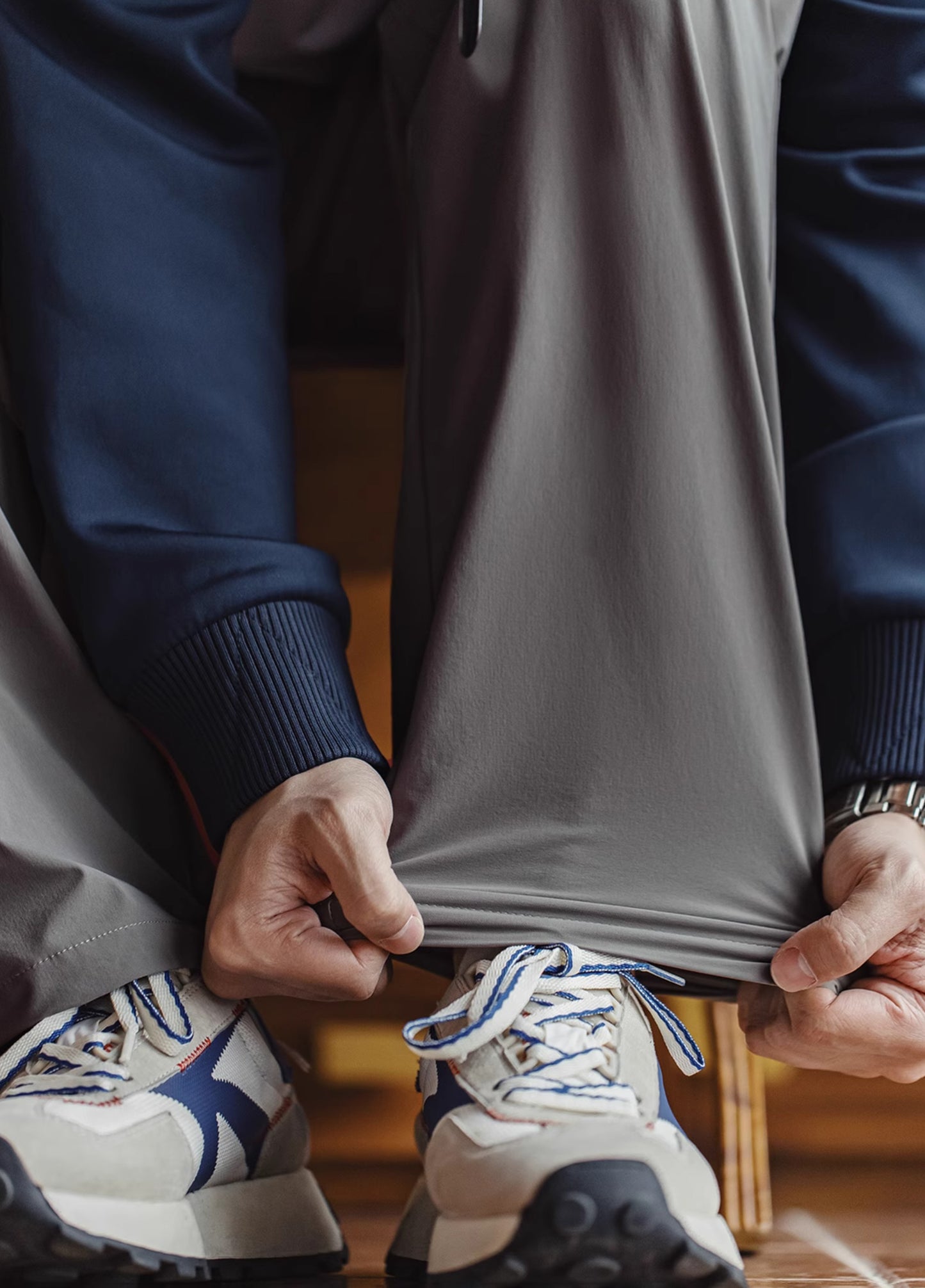 American Retro Easy Pants Thin Commuter Clean fit Men's Trousers - Harmony Gallery