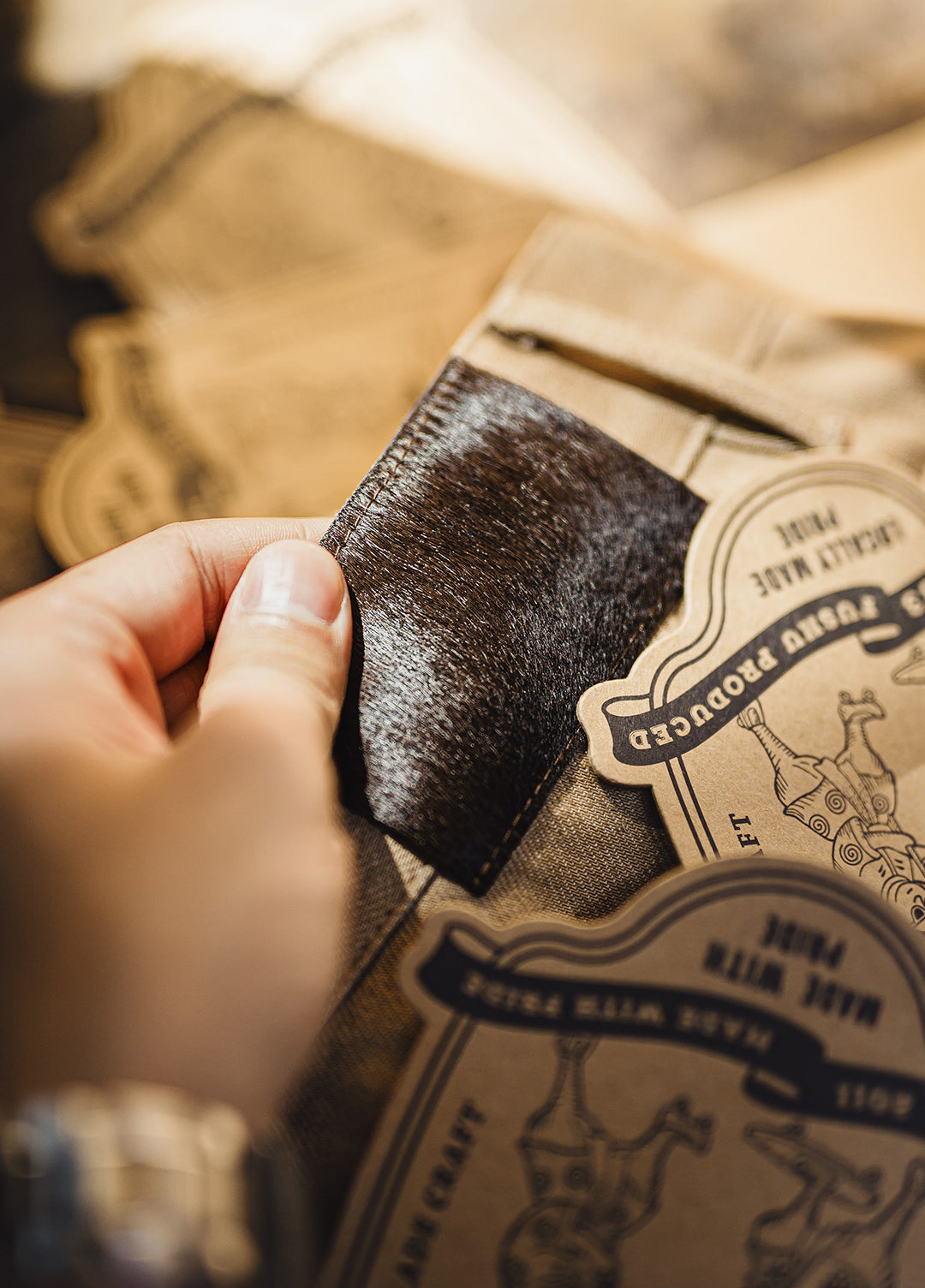 American Retro Western Straight Yellowstone Red Ear Original Cow Men's Jeans - Harmony Gallery