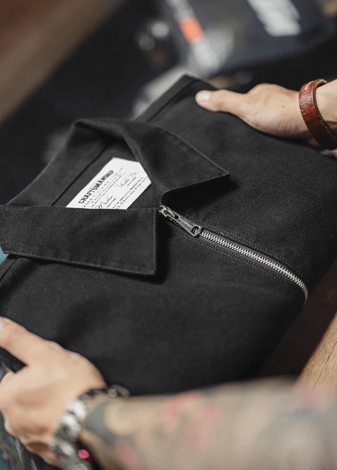 American Coach Handsome Stiff Heavy Short Pure Cotton Men's Jacket - Harmony Gallery