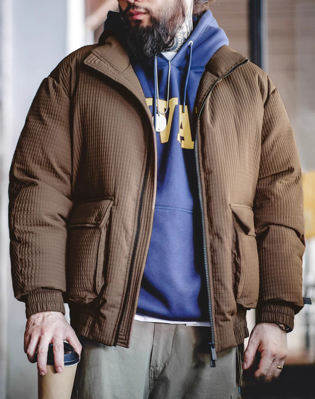 American Workwear Retro 90 Thickened Winter Men's Jacket
