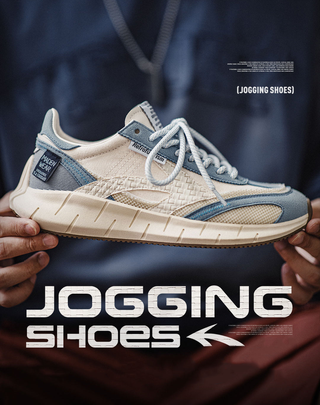 American Retro Thin Breathable Soft Forrest Gump Mesh Men's Sports Shoes - Harmony Gallery