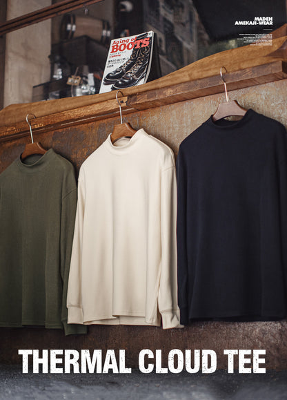 American Mock Neck Thermal Underwear Anti-Static Inner Layer Men's Sweater