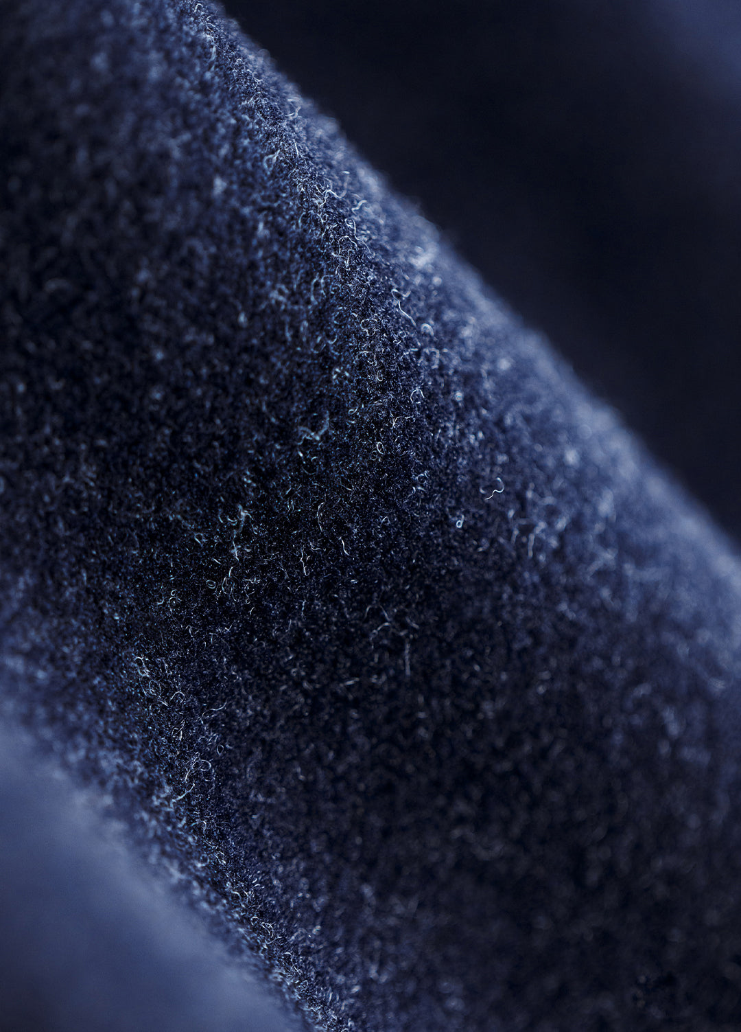 American Retro Blue Knit Baseball With Embroidered Daily Men's Jacket - Harmony Gallery