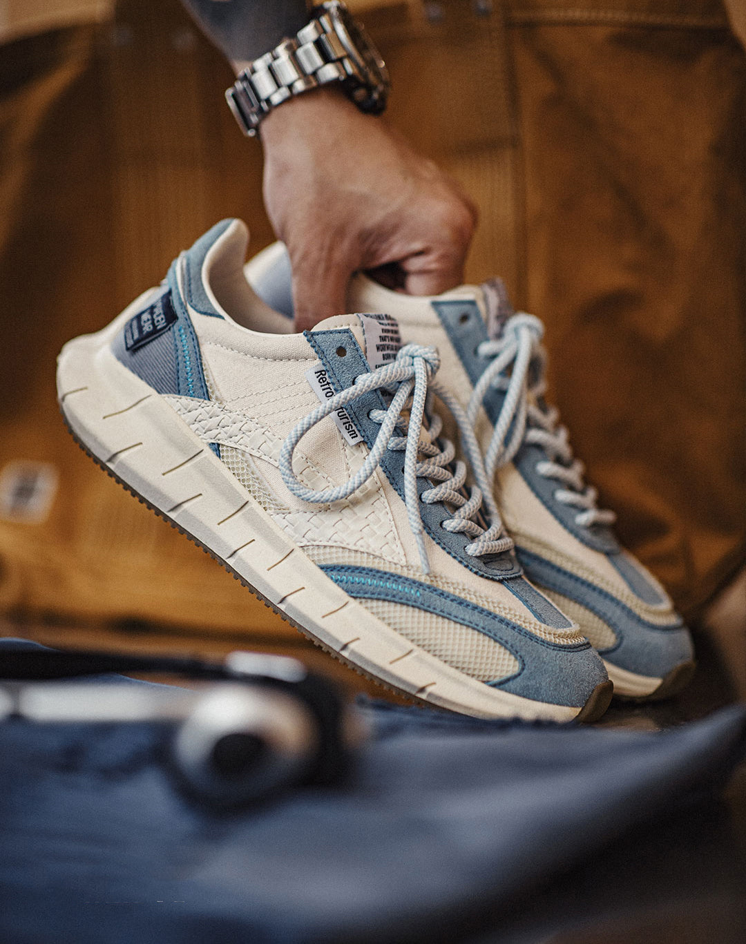 American Retro Thin Breathable Soft Forrest Gump Mesh Men's Sports Shoes - Harmony Gallery