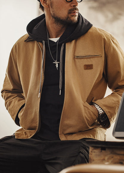 American Retro Detroit Cotton Interstellar Hunting Outfit Keep Warm Men's Jacket