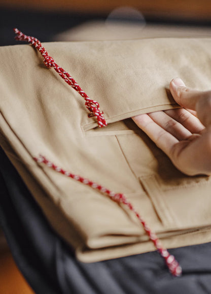 Pantalon chino rétro américain en coton coupe droite et fuselée pour homme