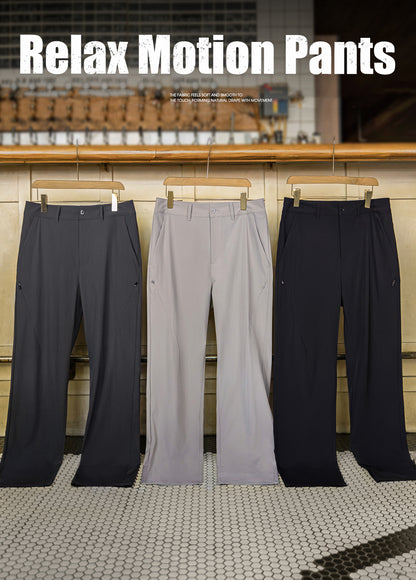 American Retro Workwear Casual Clean Fit Long pants Thin Men's Trousers - Harmony Gallery