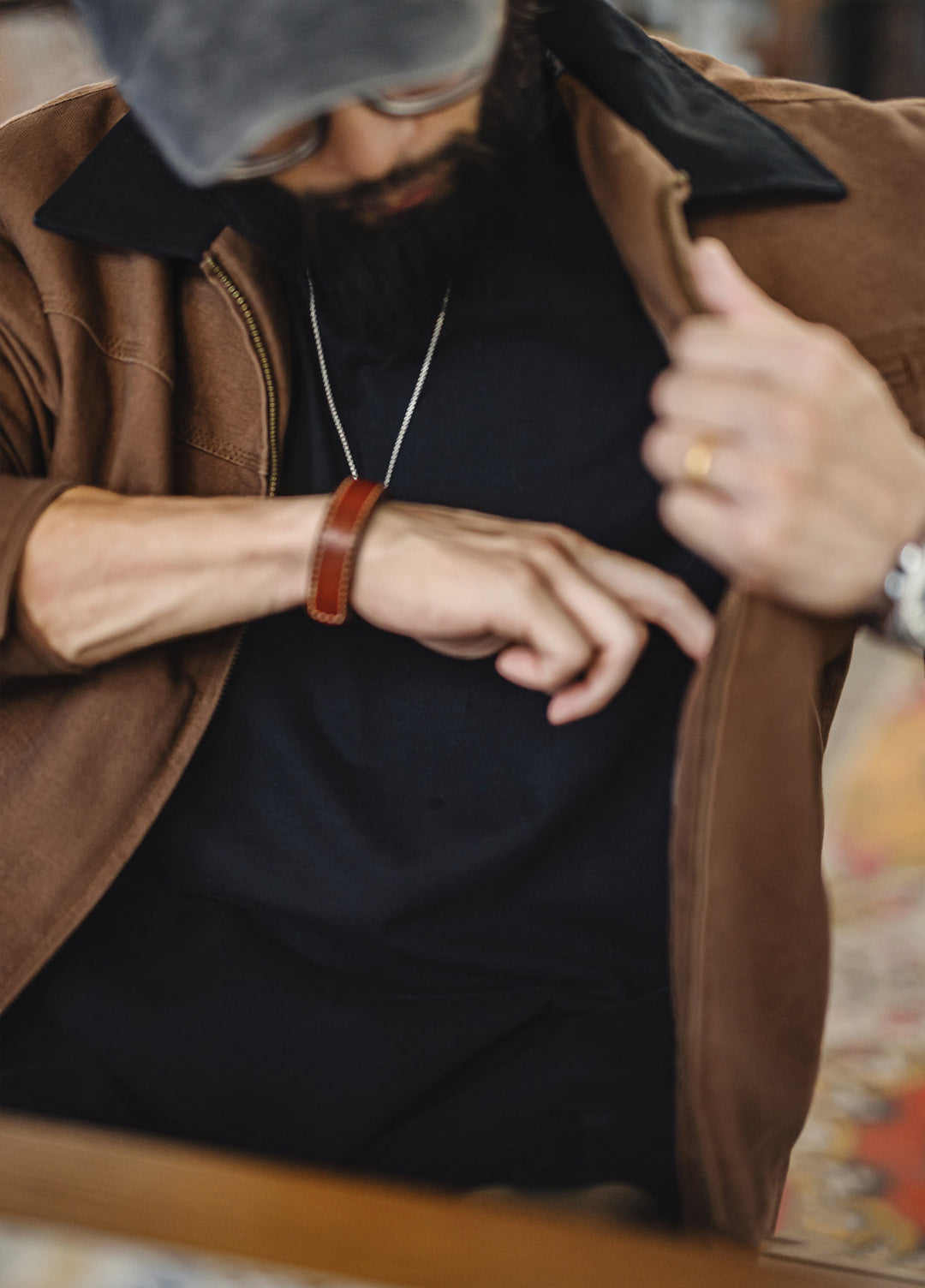 American Retro Detroit Cotton Interstellar Hunting Outfit Keep Warm Men's Jacket