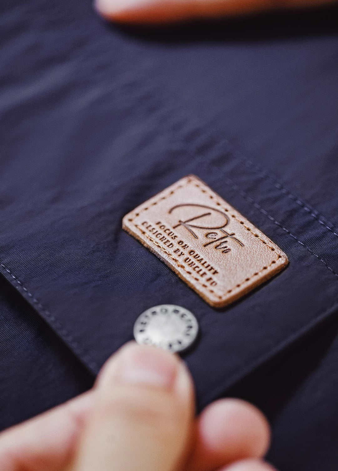 American Retro Safari Hunting Waterproof Blue Windbreaker Men's Jacket - Harmony Gallery