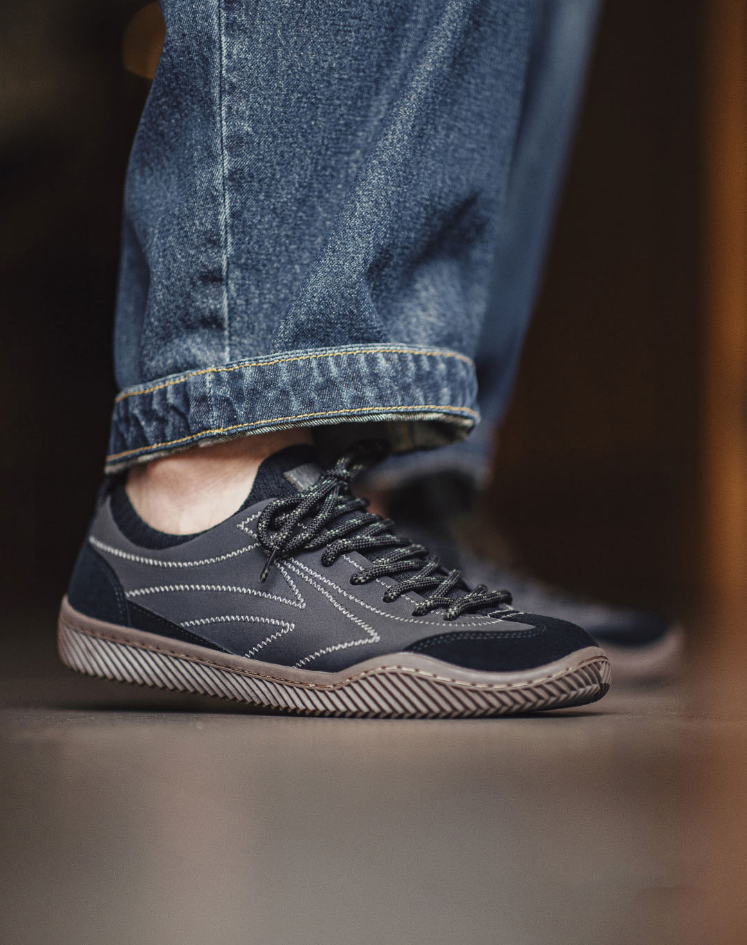 German Retro Thin-Soled Flying Socks Lightweight Soft-Soled Men's Casual Shoes - Harmony Gallery