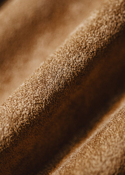 American Retro Suede Coach With Short Soft Velvet Surface Men's Jacket