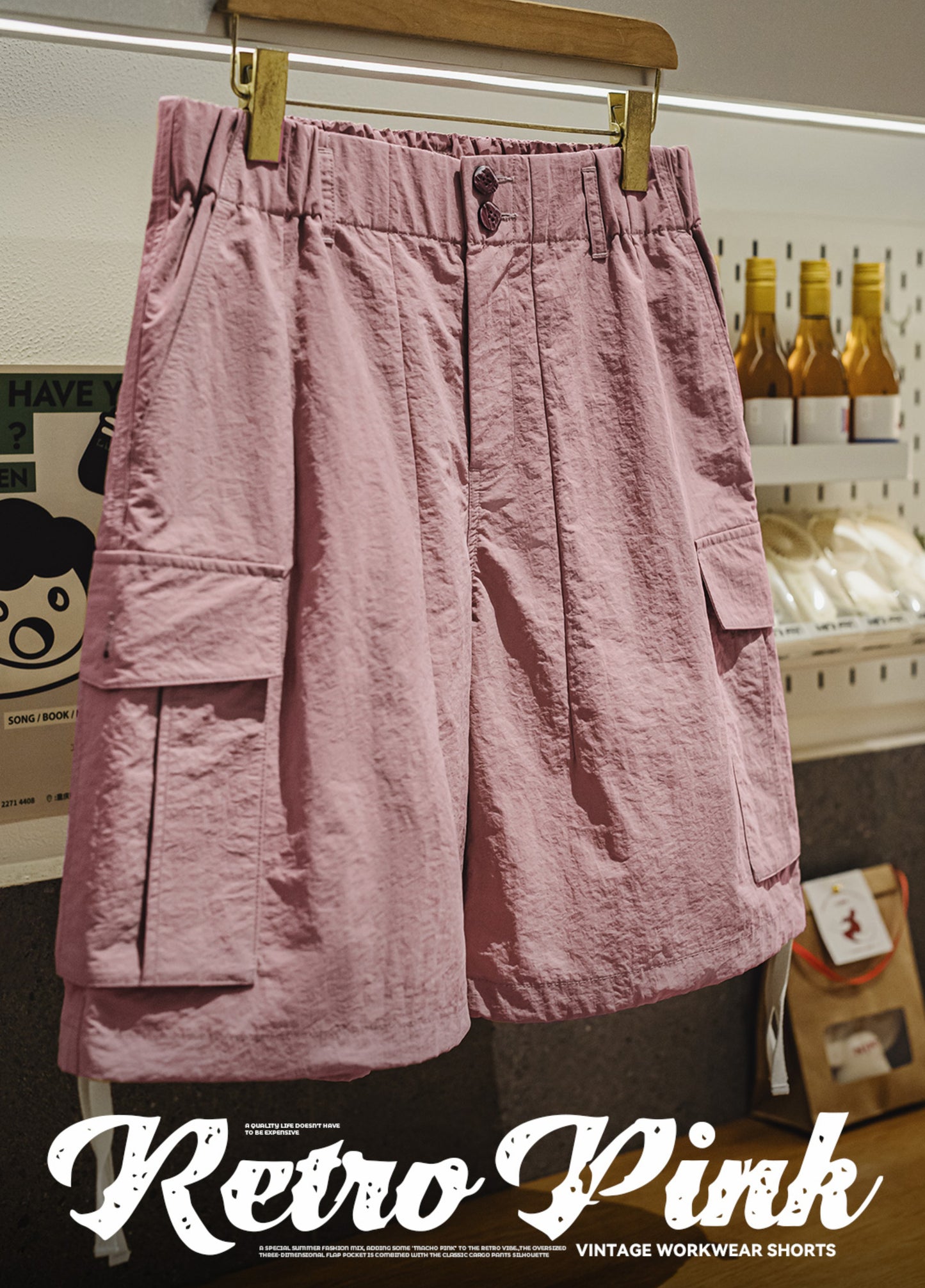 American Mountain Quick-Drying Large Pocket Straight Thin Men's Shorts - Harmony Gallery