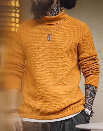 American Retro Pineapple Pullover Inner Wear Knitted Men's Sweater