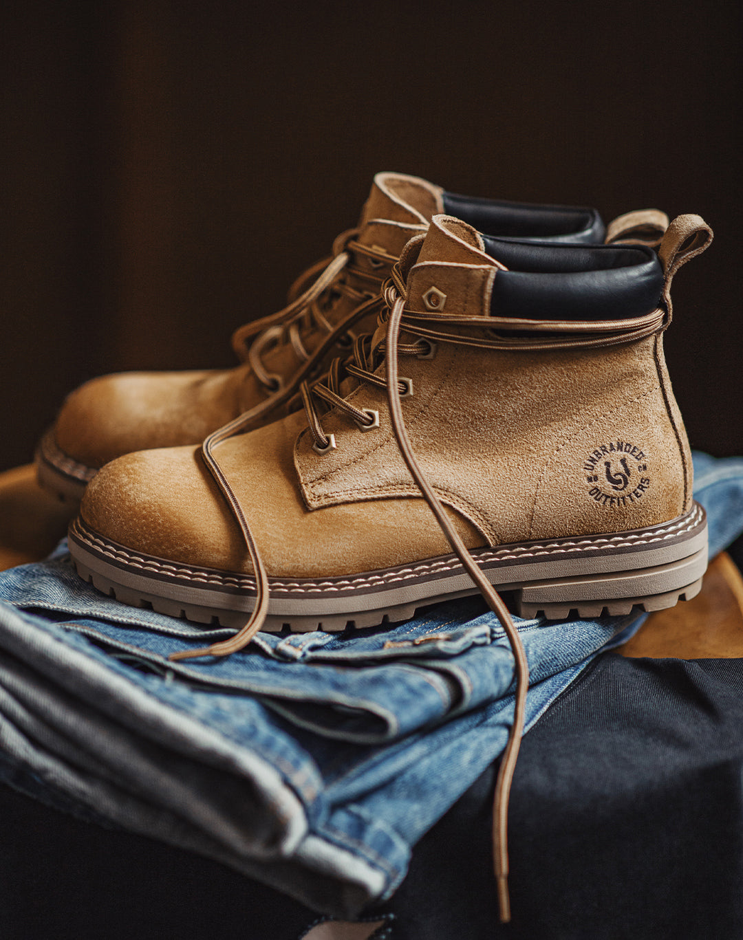 American Retro Hunting Boots Desert Yellow Mid-Cut Martin Outdoor Men's Boot - Harmony Gallery