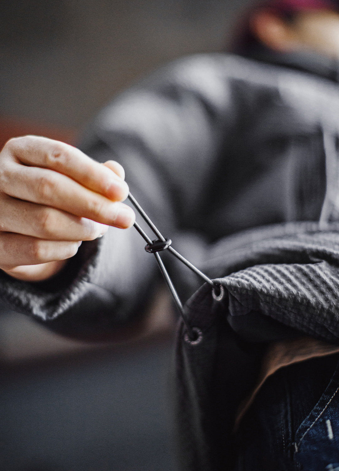 American Workwear Seersucker Outerwear High Loft Textured Men's Jacket