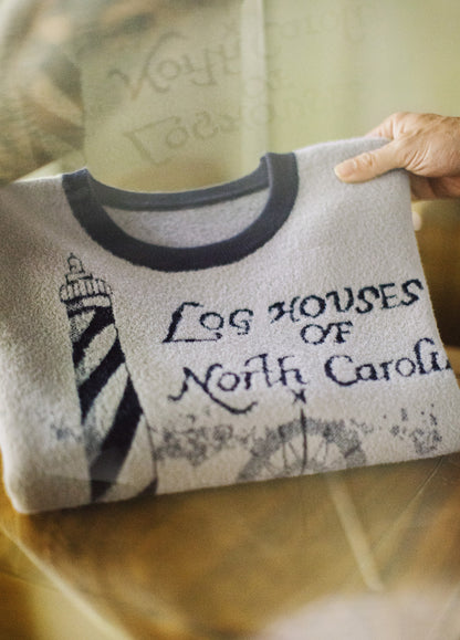 American Retro Smoky Gray Pullover Soft Warm Thick And Relaxed Men's Sweater