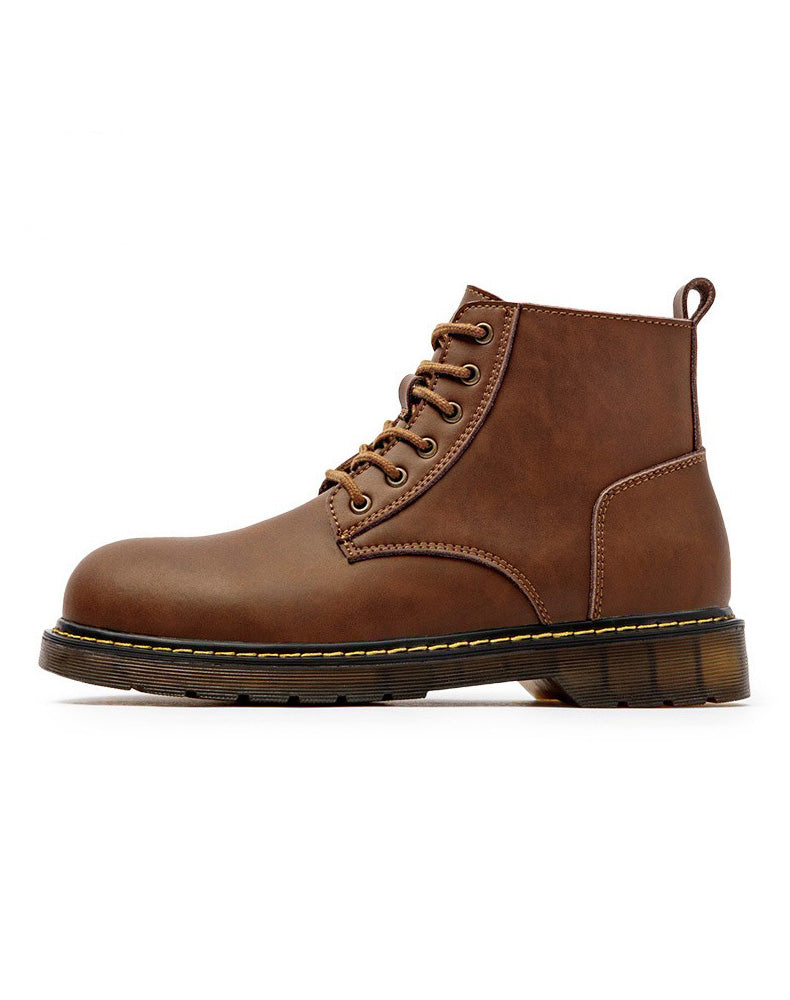 British Style Tooling Middle-Top Crazy Horse-Leather Desert Men's Boot - Harmony Gallery