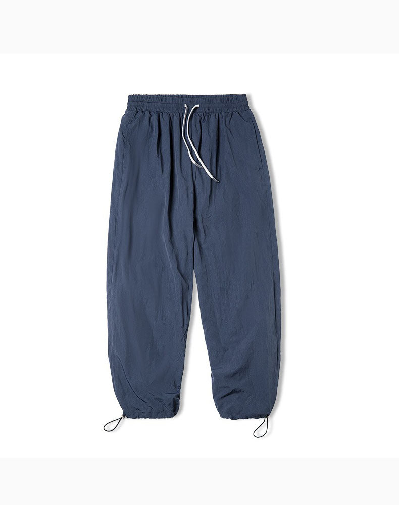 Casual Breathable Quick-Drying Drawstring Men's Trousers - Harmony Gallery