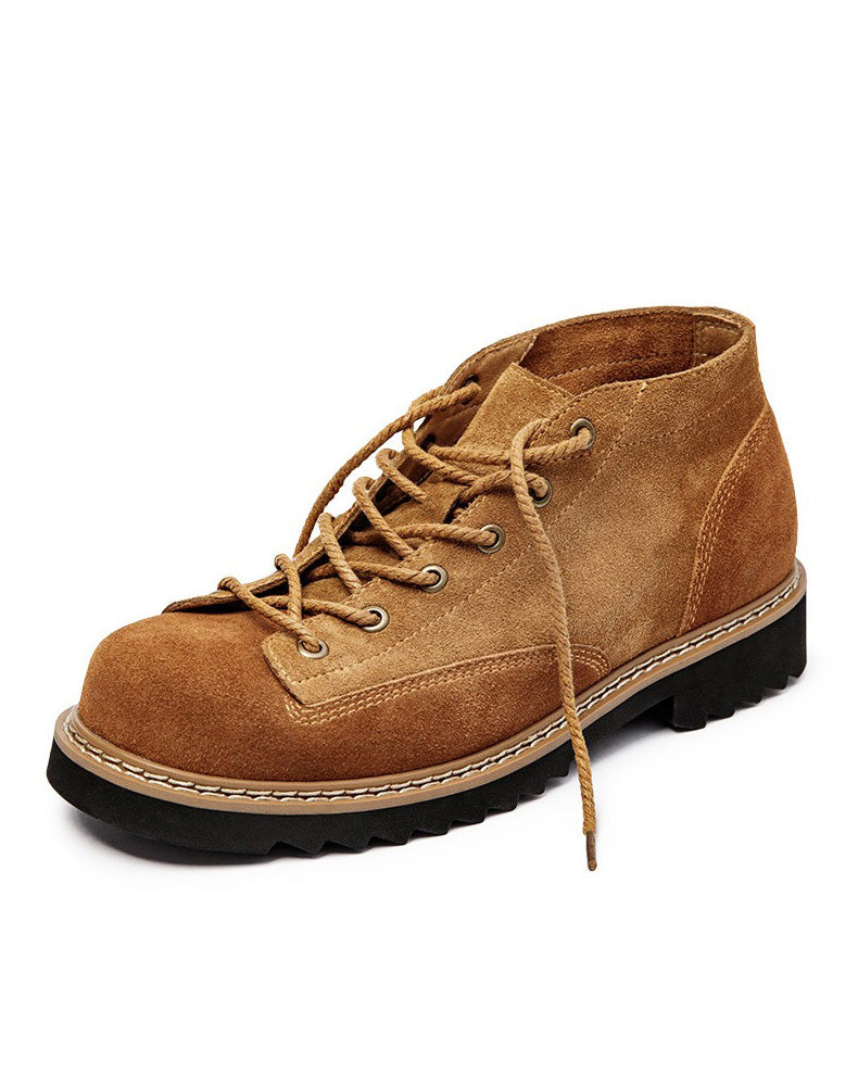 Low-Cut Retro British Style Short-Face Martin Casual Men's Boot - Harmony Gallery