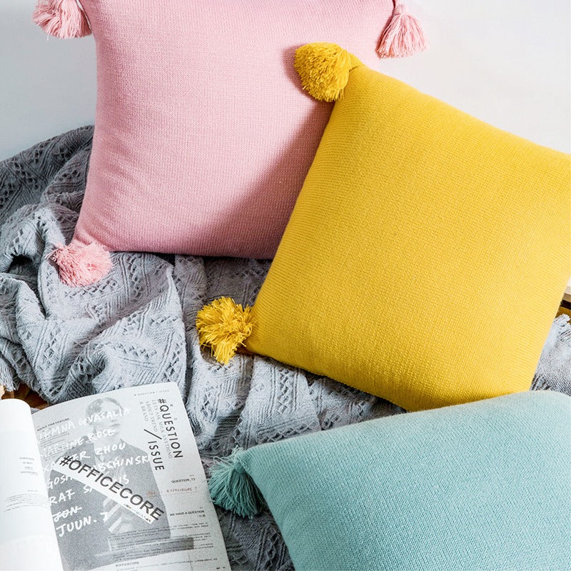 Nordic Style Macaron Living Room Sofa Cushion