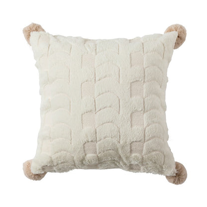 Embroidered Pompon Living Room Sofa Cushion - Harmony Gallery