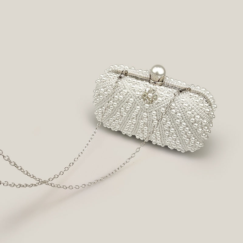 Celebrity Diamond Pearl High-End French Clutch Bag - Harmony Gallery