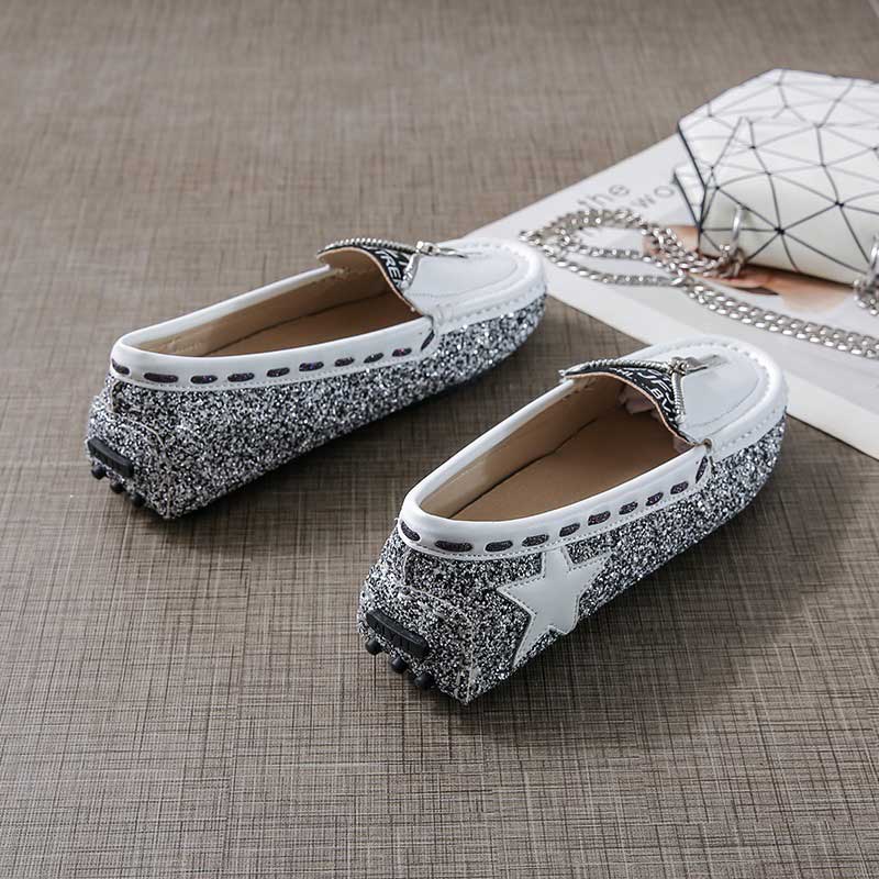 Sequined All-Match Soft-Soled Non-Slip Women's Loafer