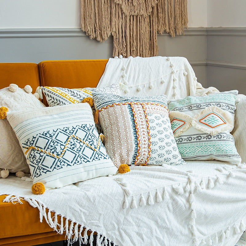 Bohemian Trendy Nordic Style Living Room Sofa Cushion - Harmony Gallery