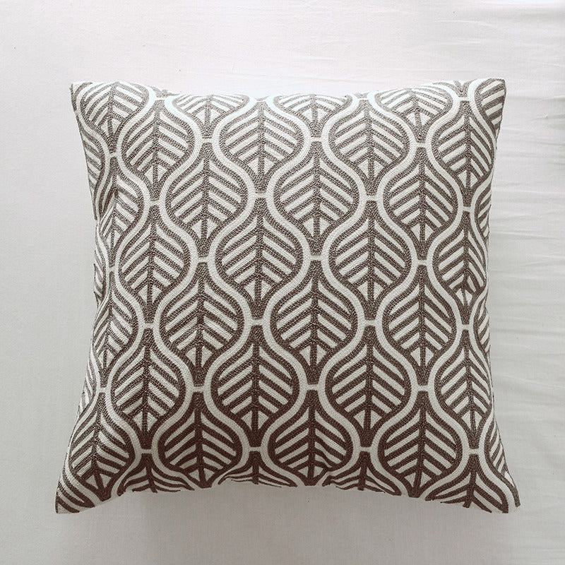Embroidery Nordic Cotton Living Room Sofa Pillowcase - Harmony Gallery