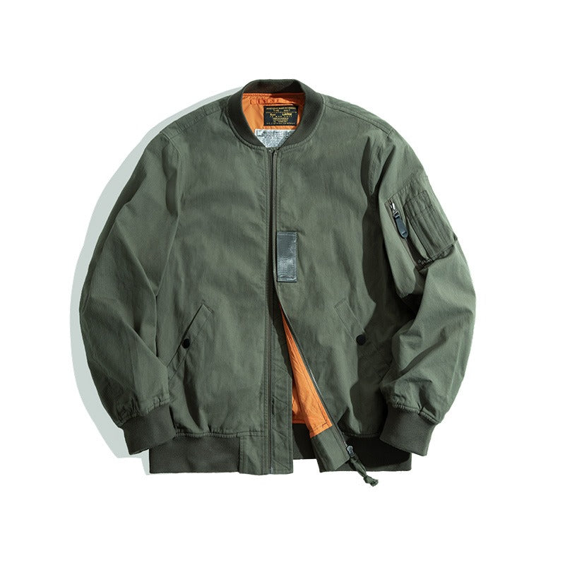 American Retro Air Force MA1 Bomber Military Men's Jacket