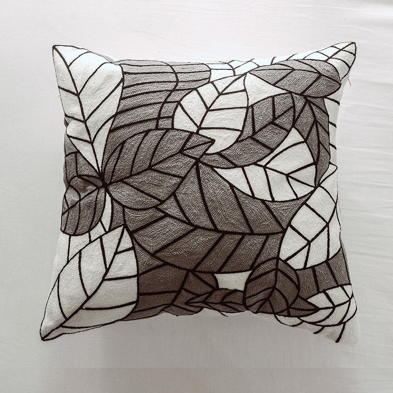 Embroidery Nordic Cotton Living Room Sofa Pillowcase - Harmony Gallery