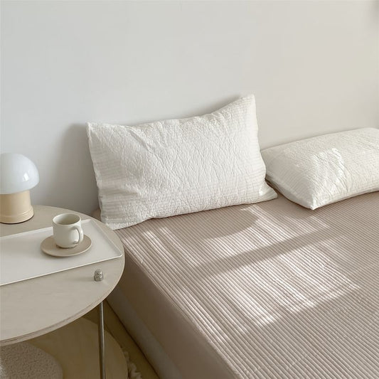 Simple Cotton Simmons Non-Slip Protection Bed Sheet