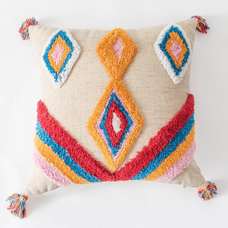 Handmade Moroccan Bohemian Living Room Sofa Cushion - Harmony Gallery