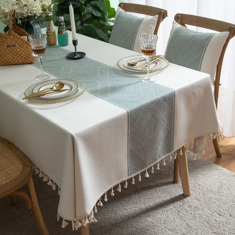 Simple Modern Rectangular Nordic Coffee Tablecloths - Harmony Gallery
