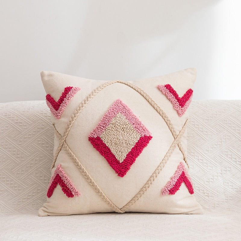 Handmade Moroccan Cotton Pillow Decoration Sofa Cushion