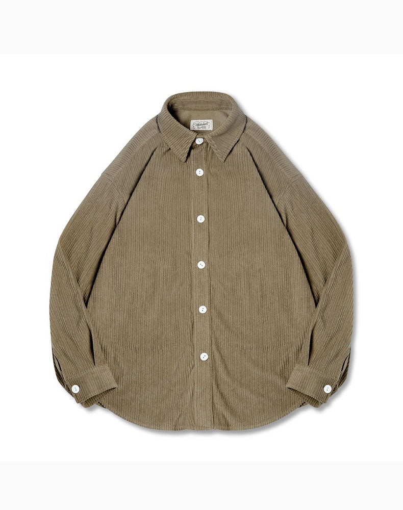 Workwear Retro Jacquard Knit Loose Men's Shirt - Harmony Gallery