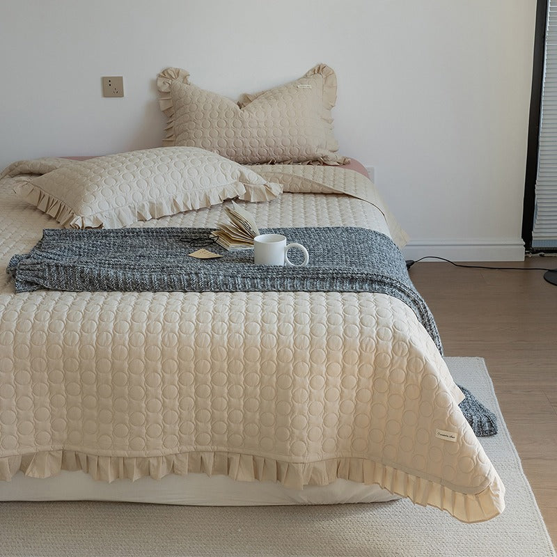 French Lace Multifunctional Washed Cotton Bed Cover Harmony Gallery