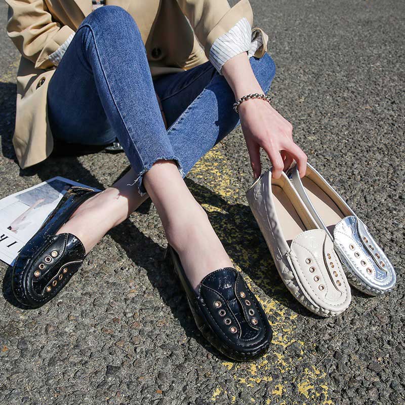 Patent Leather Soft Comfy All-Match Flat Women's Loafer