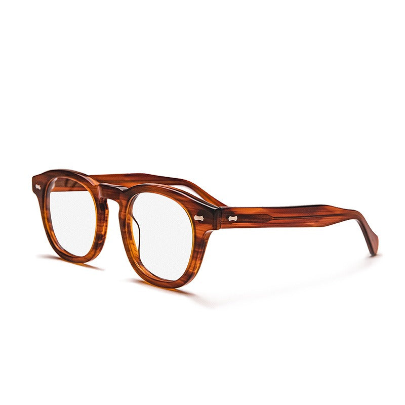 Handmade Depp Round Frame Detachable Dual-use Polarized Men's Sunglasses - Harmony Gallery