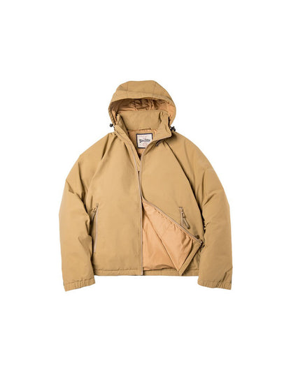 Retro Duck Down Warm Lightweight Hooded Men's Jacket