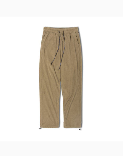 Tooling Retro Knitted Guard Corduroy Straight Men's Trousers
