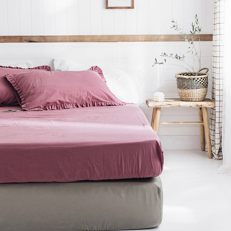 Simple Washed Cotton Simmons Non-Slip Protective Bed Sheet - Harmony Gallery