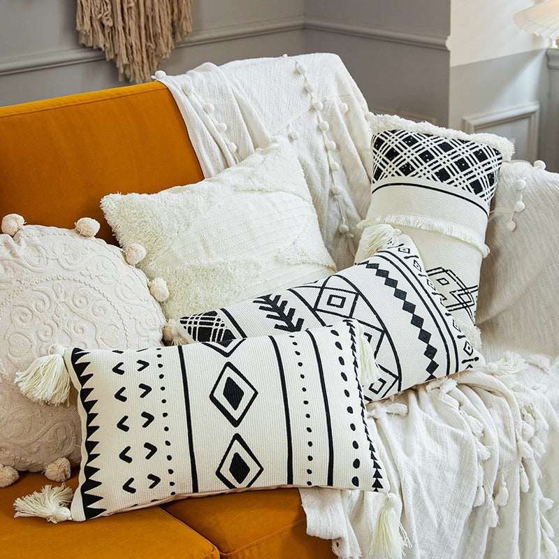 Nordic Style Rectangle Living Room Sofa Cushion - Harmony Gallery