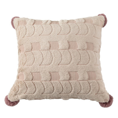 Embroidered Pompon Living Room Sofa Cushion - Harmony Gallery