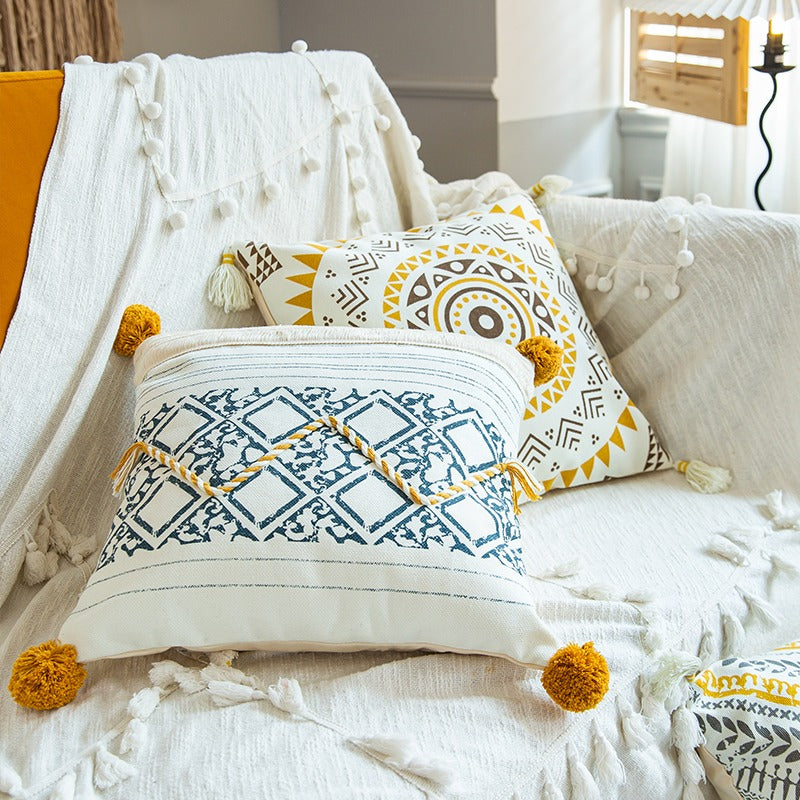 Bohemian Trendy Nordic Style Living Room Sofa Cushion - Harmony Gallery