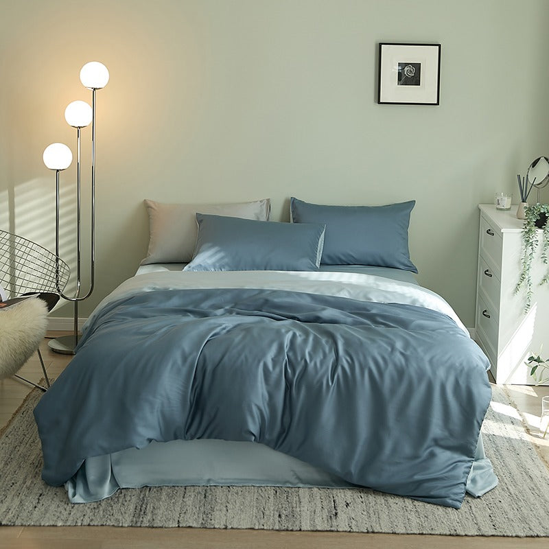 Light Luxury Tencel Four-Piece Summer Sleeping Bed Set - Harmony Gallery